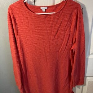 J Jill Size XL Women's Coral Top